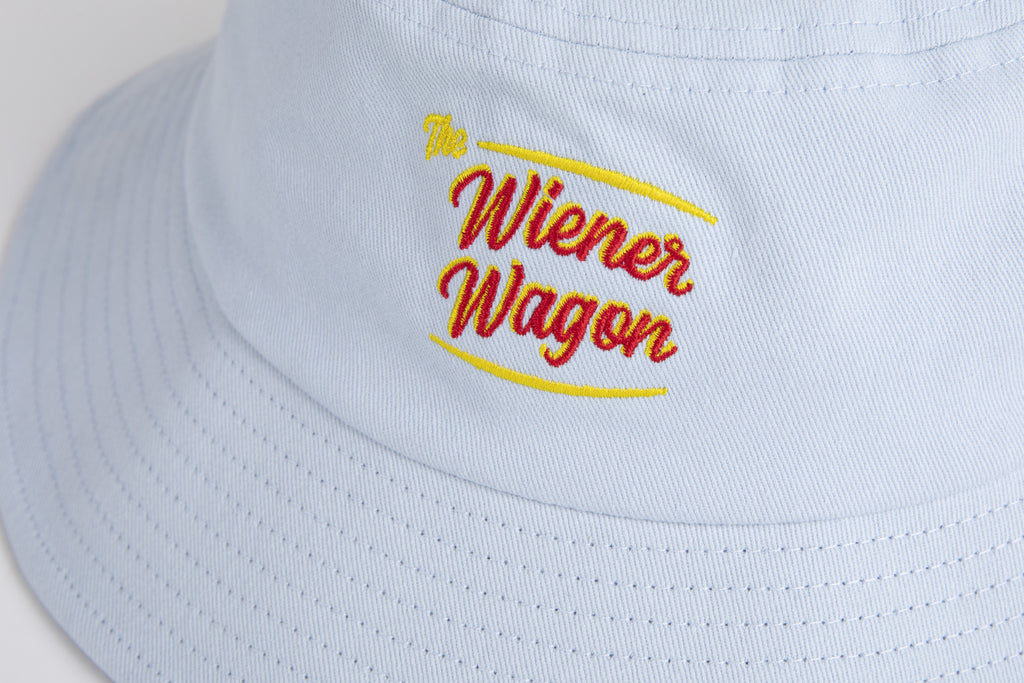 The Wiener Wagon Bucket Hat - Skyblue