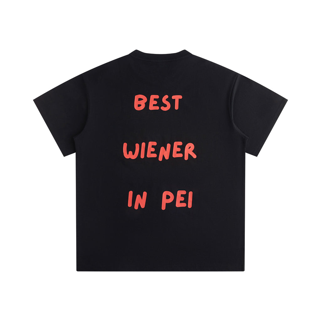 Best Wiener In PEI Tee - Black