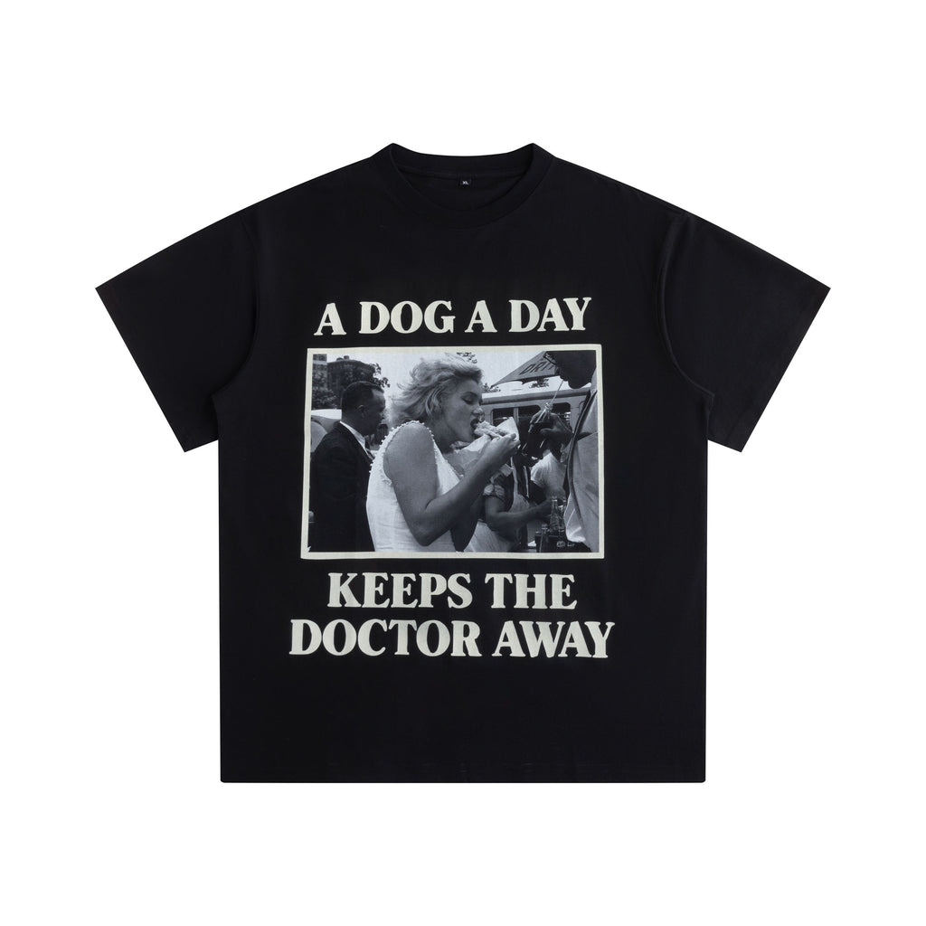 A Dog A Day Tee - Black