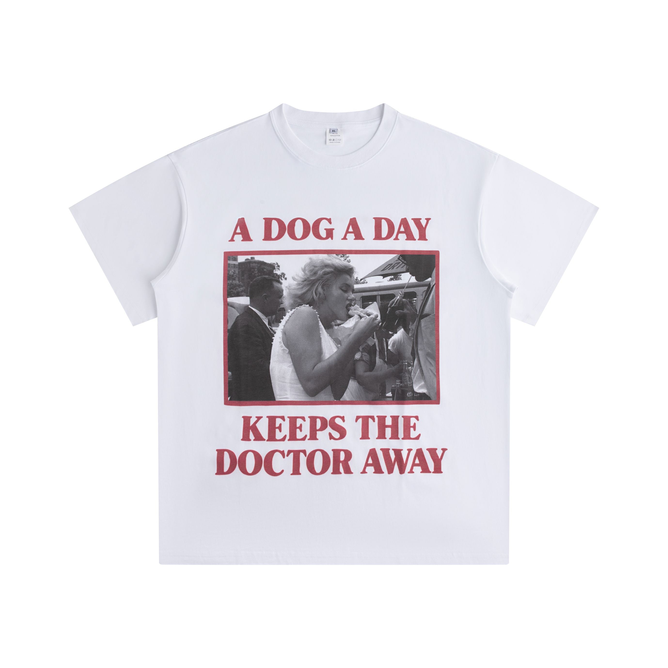A Dog A Day Tee - White